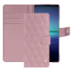 Sony Xperia 1 V leather case - Rose - Couture ( Nappa - Pantone #efbae1 ) 