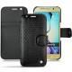 Samsung SM-G920A Galaxy S6 leather case - Serpent nero