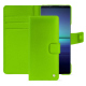 Sony Xperia 1 V leather case - Vert fluo ( Pantone #00ab5f ) 