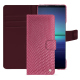Custodia in pelle Sony Xperia 1 V - Serpent ciclamino ( Pantone #9E4C6E ) 