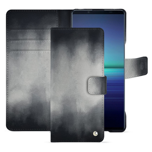 Custodia a portafoglio per Sony Xperia 1 V | Elegante e praticaGris Patine