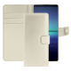 Sony Xperia 1 V leather case - Blanc PU ( White ) 