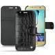 Funda de piel Samsung SM-G920A Galaxy S6 - Crocodile nero