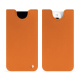 Capa em pele Apple iPhone 15 Pro - Orange ( Nappa - Pantone #ff9351 ) 