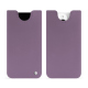 Lederschutzhülle Apple iPhone 15 Pro - Lilas ( Nappa - Pantone #b9a3e3 ) 