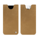 Apple iPhone 15 Pro leather pouch - Sable vintage ( Pantone #9b7340 ) 