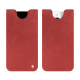Capa em pele Apple iPhone 15 Pro - Cerise vintage ( Pantone #a6302e ) 