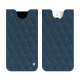Custodia in pelle Apple iPhone 15 Pro - Indigo - Couture ( Pantone #1f4565 ) 