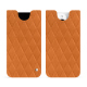 硬质真皮保护套 Apple iPhone 15 Pro - Mandarine vintage - Couture ( Pantone #d47231 ) 