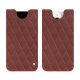 Capa em pele Apple iPhone 15 Pro - Passion vintage - Couture ( Pantone #591d16 ) 