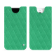 硬质真皮保护套 Apple iPhone 15 Pro - Menthe vintage - Couture ( Pantone #37b375 ) 
