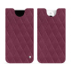 硬质真皮保护套 Apple iPhone 15 Pro - Prune vintage - Couture ( Pantone #612434 ) 