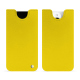 Capa em pele Apple iPhone 15 Pro - Jaune fluo ( Pantone #c9ff57 ) 