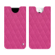 Custodia in pelle Apple iPhone 15 Pro - Rose BB - Couture ( Pantone #DB599F )
