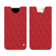 Funda de piel Apple iPhone 15 Pro - Rouge troupelenc - Couture ( Pantone #AB191A )