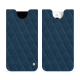 Custodia in pelle Apple iPhone 15 Pro - Blu mediterran - Couture ( Pantone #0E3043 )
