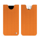 Funda de piel Apple iPhone 15 Pro - Abaca arancio ( Pantone #d77540 )