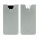 Funda de piel Apple iPhone 15 Pro - Gris PU ( Pantone #c1c6c8 ) 