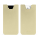 Apple iPhone 15 Pro leather pouch - Beige PU ( Pantone #ceb888 ) 