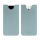 Custodia in pelle Apple iPhone 15 Pro - Bleu Ciel PU ( Pantone #abcae9 )