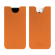 Funda de piel Apple iPhone 15 Pro - Orange PU ( Pantone #ff9351 )