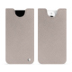 Custodia in pelle Apple iPhone 15 Pro - Taupe innocent ( Pantone #d6d2c4 ) 