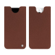 Custodia in pelle Apple iPhone 15 Pro - Marron délicat ( Pantone #95614d) 