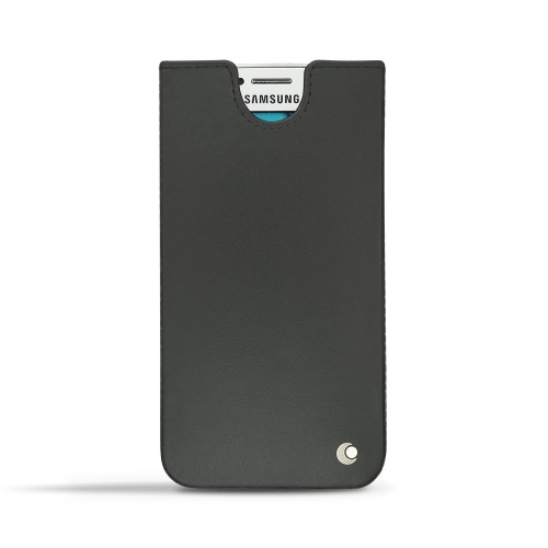 Samsung Galaxy S6 Edge leather case - Noir ( Nappa - Black ) 