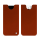 Funda de piel Apple iPhone 15 Pro - Orange Veggie ( Pantone #cb6015 ) 