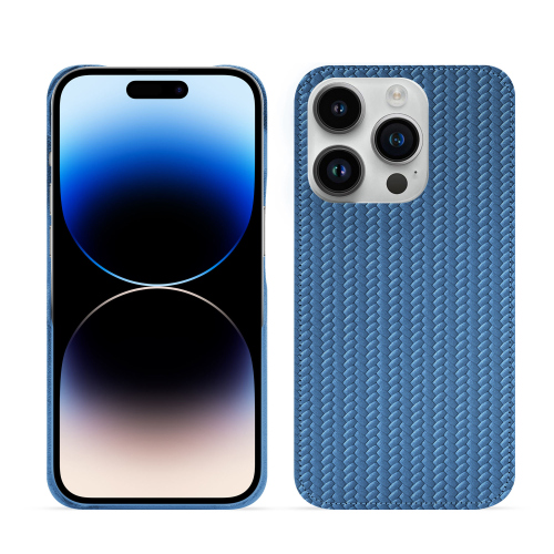 Capa de luxo para iPhone 15 Pro | Chique e resistenteAbaca ishia ( Pantone #395775 ) 