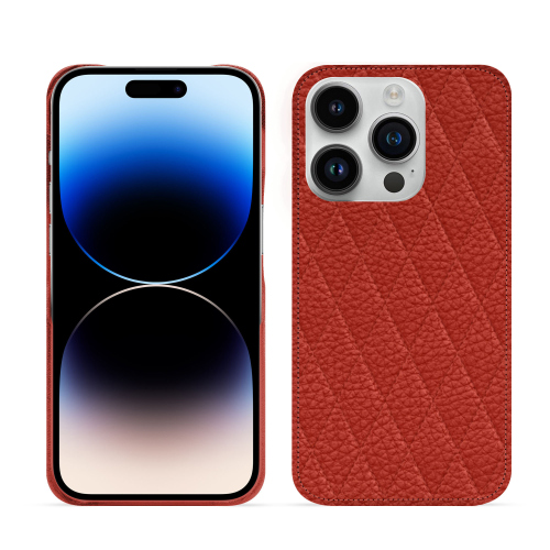 Luxus-Hülle für das iPhone 15 Pro | Schick und robustPapaye - Couture ( Pantone #b54317 ) 