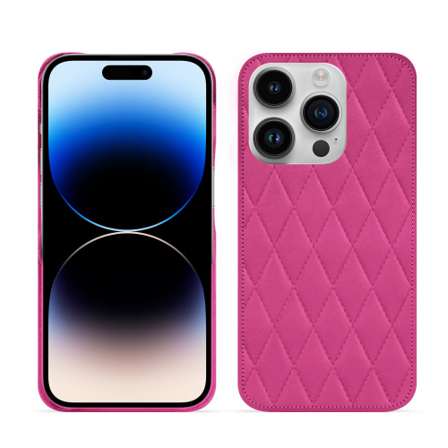 Coque luxe iPhone 15 Pro | Chic et résistanteRose BB - Couture ( Pantone #DB599F )