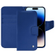 硬质真皮保护套 Apple iPhone 15 Pro - Bleu océan ( Nappa - Pantone #15458a) 