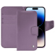 Apple iPhone 15 Pro leather case - Lilas ( Nappa - Pantone #b9a3e3 ) 