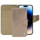 Funda de piel Apple iPhone 15 Pro - Taupe vintage ( Pantone #bda790 ) 