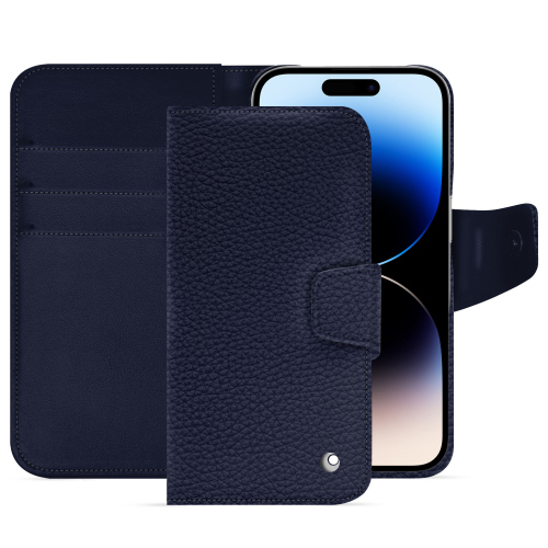 iPhone 15 Pro プレミアムウォレットケース｜エレガンスとプロテクションの融合Cobalt ( Pantone #2b253f ) 