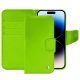 Funda de piel Apple iPhone 15 Pro - Vert fluo ( Pantone #00ab5f ) 