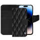 Capa em pele Apple iPhone 15 Pro - Onyx - Couture ( Noir / Black ) 