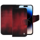 Apple iPhone 15 Pro leather case - Rouge Patine