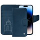 Custodia in pelle Apple iPhone 15 Pro - Blu mediterran ( Pantone #0E3043 )
