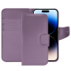 Housse cuir Apple iPhone 15 Pro - Lilas PU ( Pantone #b9a3e3 )