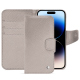 Capa em pele Apple iPhone 15 Pro - Taupe innocent ( Pantone #d6d2c4 ) 