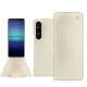 Funda de piel Sony Xperia 1 V - Blanc escumo ( Pantone #D6D6D1 )