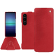 Custodia in pelle Sony Xperia 1 V - Rouge troupelenc ( Pantone #AB191A )