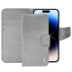 Custodia in pelle Apple iPhone 15 Pro - Platinium ( Pantone 877C ) 