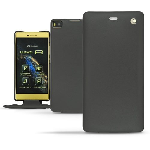 Huawei Ascend P8 leather case - Noir ( Nappa - Black ) 