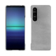 Funda de piel Sony Xperia 1 V - Platinium ( Pantone 877C ) 