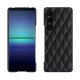 Lederschutzhülle Sony Xperia 1 V - Onyx - Couture ( Noir / Black ) 