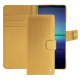 Sony Xperia 1 V leather case - Or Maïa ( Pantone 871C ) 