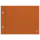 Table screw card - A5 horizontal - Orange ( Nappa - Pantone #ff9351 ) 